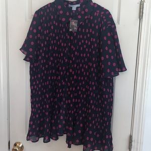 Georgette blouse, size 26/28, NWOT